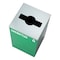 Alpine Industries Square Recycling Gin, 29 Gallons, Green Can, Mixed Opening Lid, for Cans/Bottles ALP4450-KIT-GRN-M-CB - alternate 4